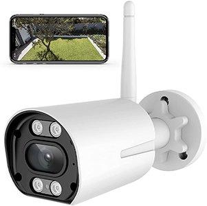  TP-Link Tapo - Cámara de seguridad 2K HD para exteriores, con  cable IP66, resistente a la intemperie, detección de movimiento/persona,  funciona con Alexa y Google Home, sirena integrada con visión nocturna