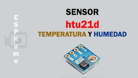 HTU21D Sensor de temperatura y humedad