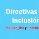 Directivas de inclusión