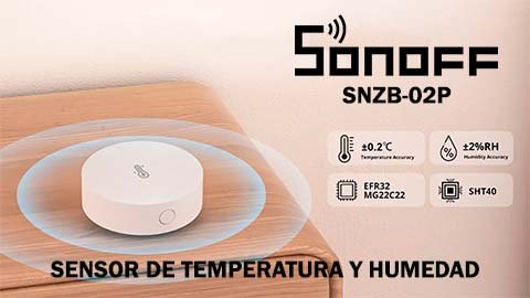 Descubre la innovación del sensor de temperatura y humedad SNZB-02P