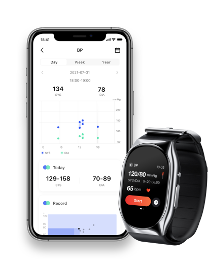 Monitor de presión arterial BP Doctor Pro Smartwatch