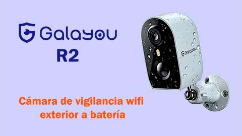 Galayou R2 Cámara Vigilancia Wifi Exterior 2K