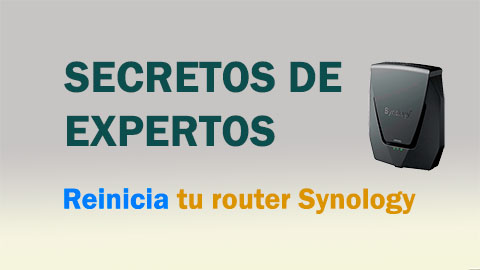 ¿Cómo puedo restablecer mi Synology Router?