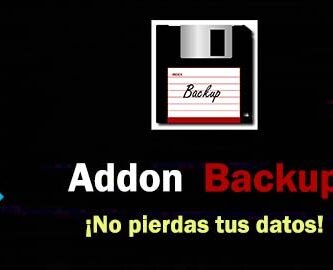 cómo instalar el addon backup en kodi