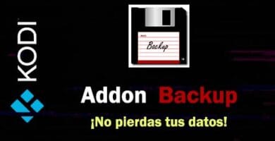 cómo instalar el addon backup en kodi