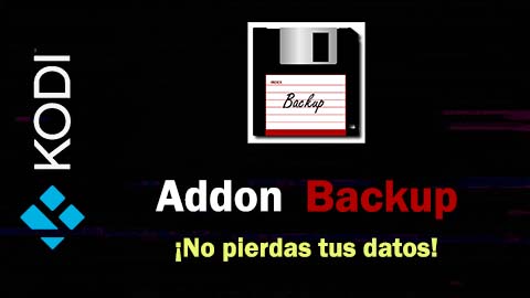 cómo instalar el addon backup en kodi