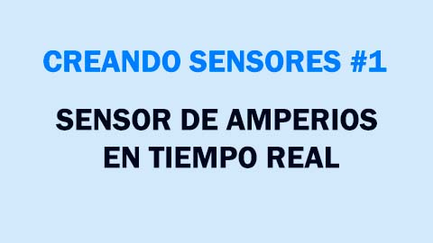 Sensor de amperios en Home Assistant