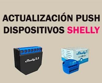 Reparar actualización push dispositivos Shelly