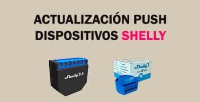 Reparar actualización push dispositivos Shelly