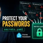 Protect Home Assistant passwords with secrets.yaml and Codex