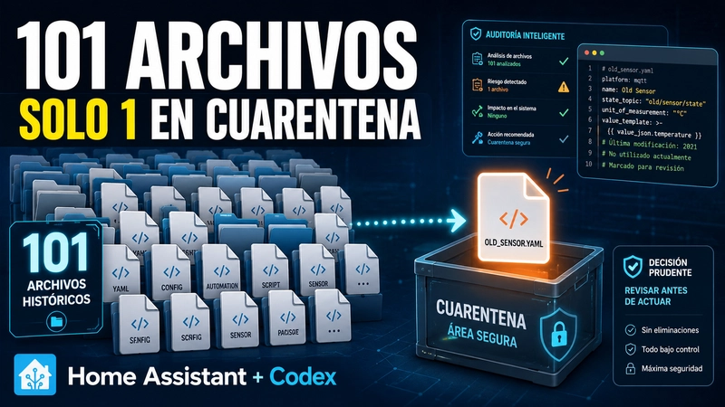 limpiar archivos de Home Assistant sin romper nada