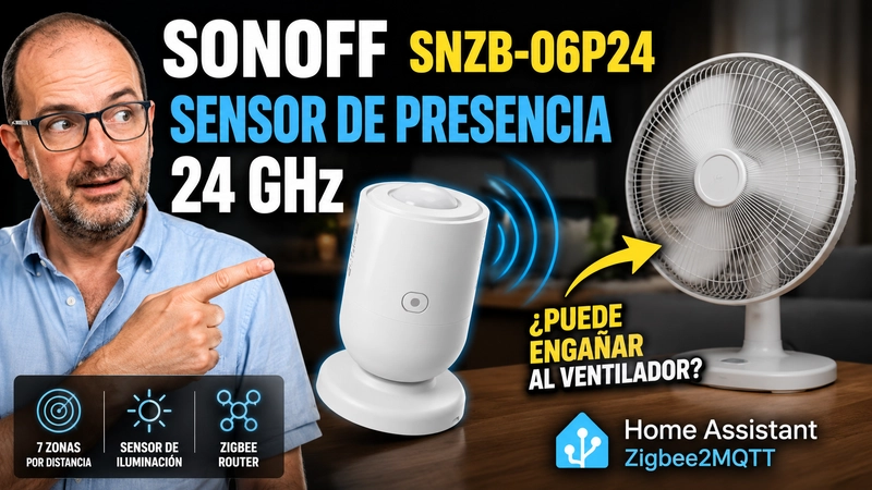 sensor de presencia SONOFF SNZB-06P24