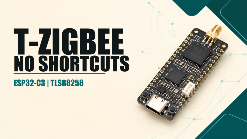 LILYGO T-Zigbee board with ESP32-C3 and TLSR8258