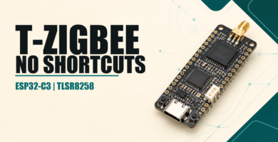 LILYGO T-Zigbee board with ESP32-C3 and TLSR8258