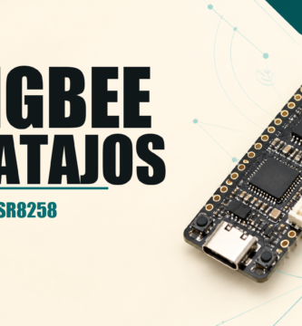 Placa LILYGO T-Zigbee con ESP32-C3 y TLSR8258