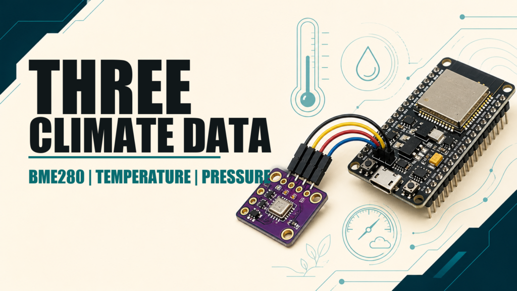 BME280 sensor with ESPHome for temperature humidity and pressure