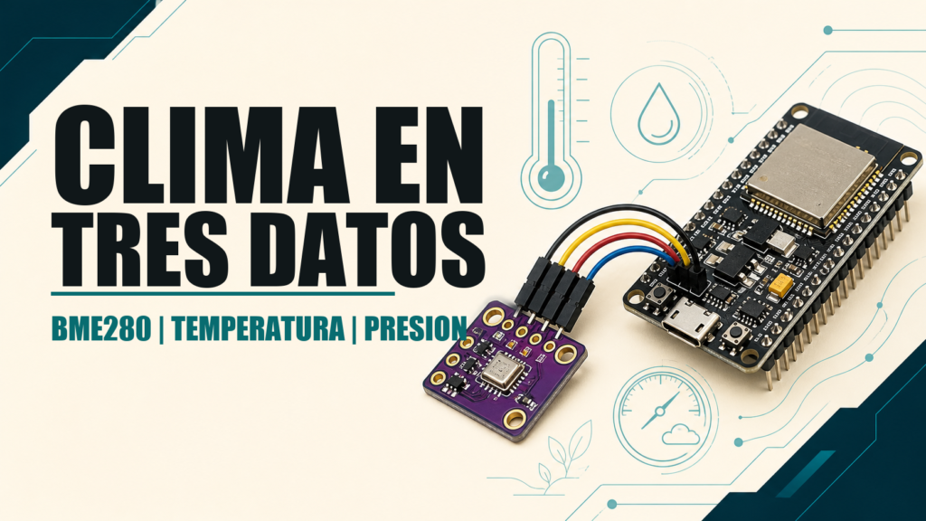 Sensor BME280 con ESPHome para temperatura humedad y presión