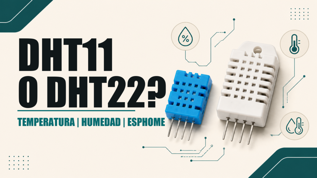 Sensores DHT11 y DHT22 con ESPHome