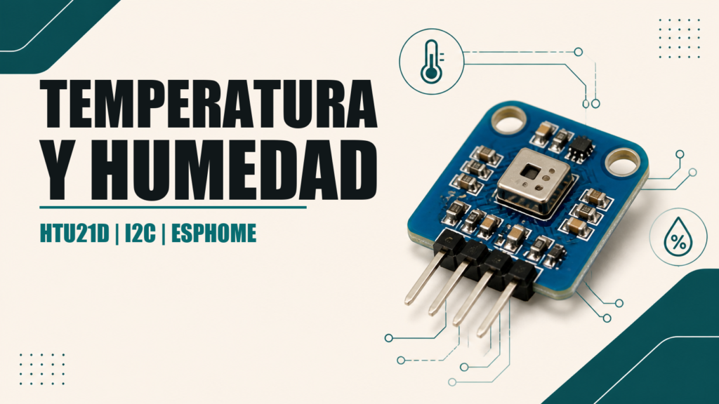 Sensor HTU21D I2C con ESPHome