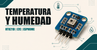 Sensor HTU21D I2C con ESPHome