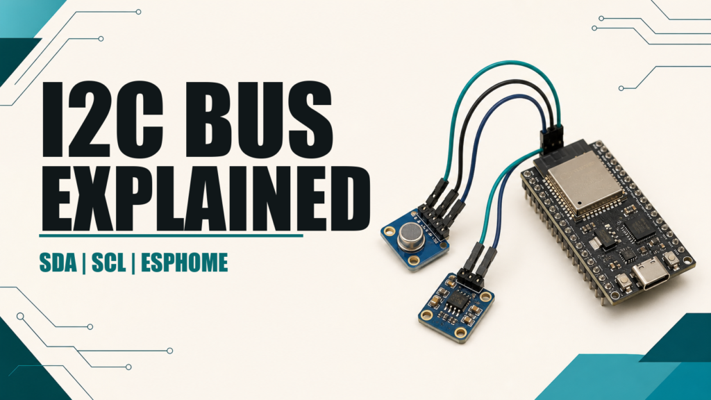 I2C bus with ESPHome, SDA and SCL wiring