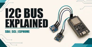 I2C bus with ESPHome, SDA and SCL wiring