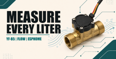 YF-B5 water flow sensor with ESPHome