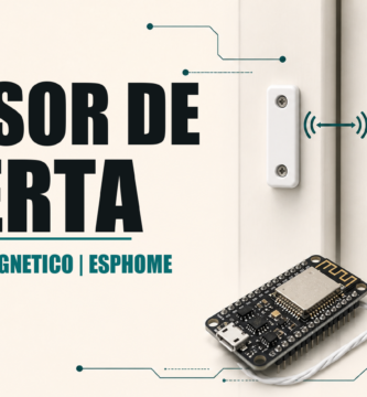 Sensor magnético de puerta con ESPHome