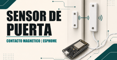 Sensor magnético de puerta con ESPHome