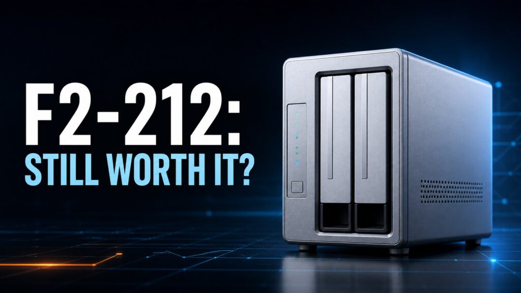 Two-bay NAS with the text F2-212 still worth it