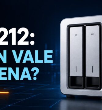 NAS de dos bahías con el texto F2-212 aún vale la pena