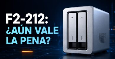 NAS de dos bahías con el texto F2-212 aún vale la pena