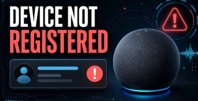 Alexa troubleshooting: Alexa Device Is Not Registered: Causes and Fixes