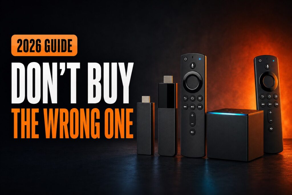 Fire TV 2026 comparison with the words Don't buy the wrong one