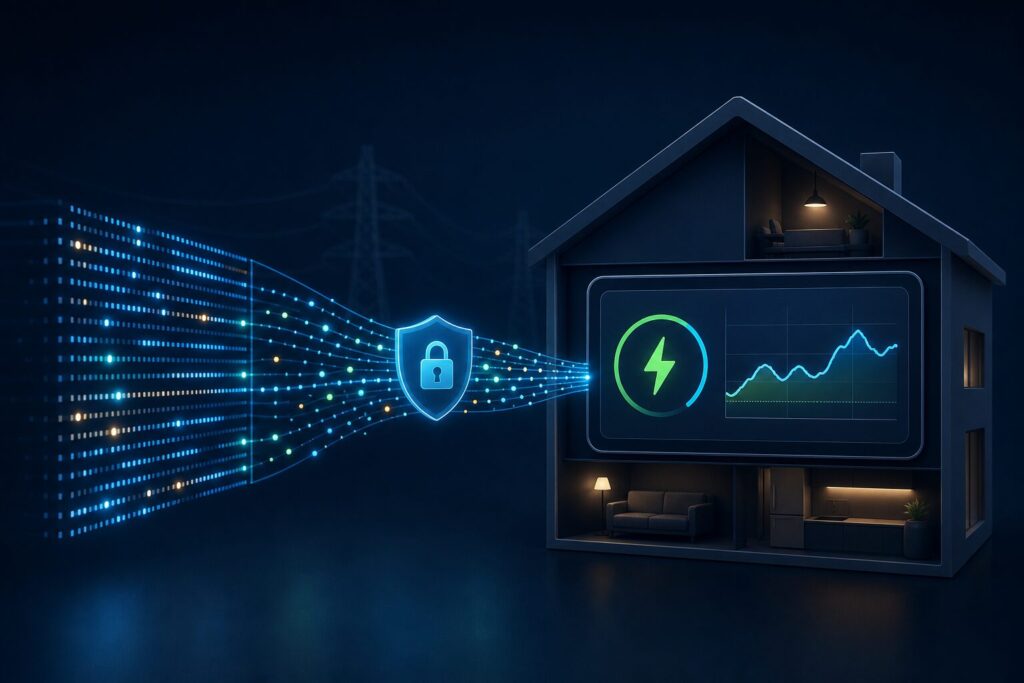 Official electricity data flowing securely into a Home Assistant energy dashboard