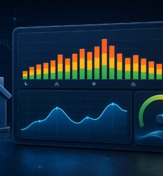 Home Assistant energy dashboard with daily, monthly and power charts