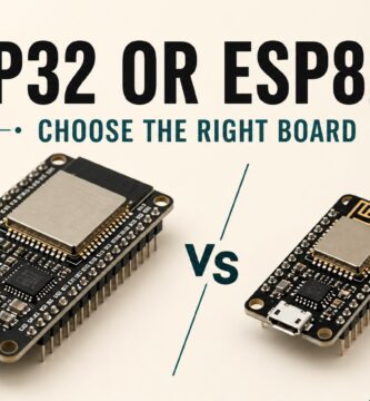 ESP32 and ESP8266 boards compared with the text choose the right board