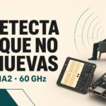 Radar mmWave MR60BHA2 detectando a una persona sentada sin utilizar cámara