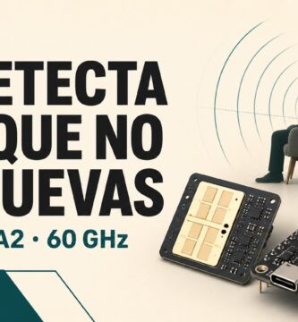 Radar mmWave MR60BHA2 detectando a una persona sentada sin utilizar cámara