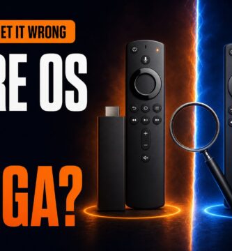 Visual comparison for identifying Fire OS or Vega OS on Fire TV