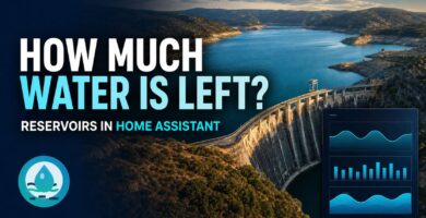 Home Assistant water reservoir integration Global Water Reservoirs with a dam and water-level charts