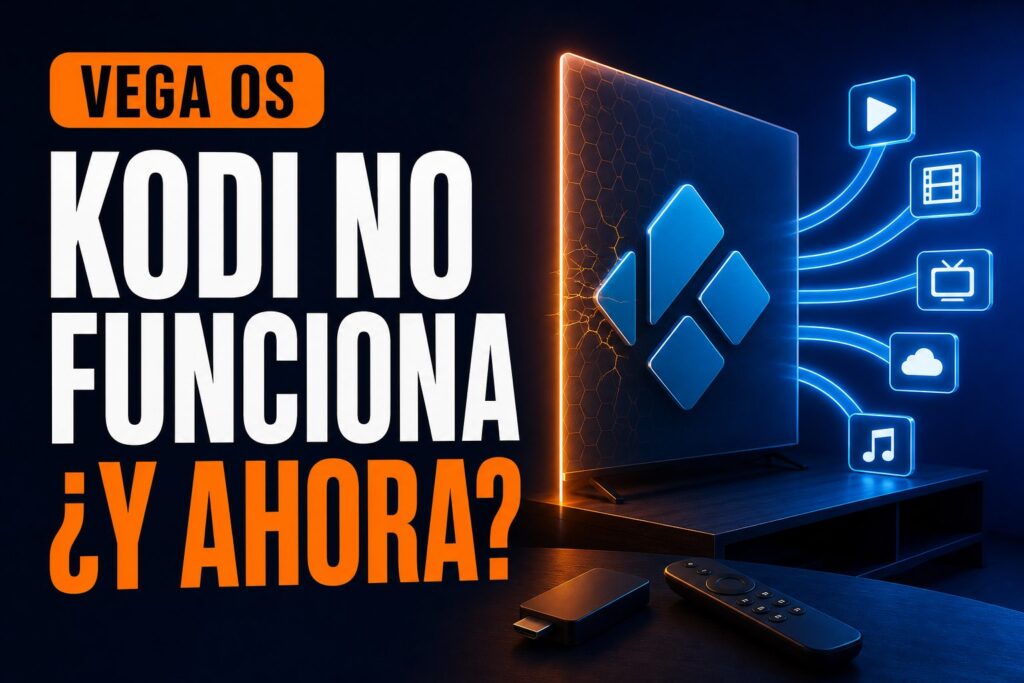 Fire TV con Vega OS y el texto Kodi no funciona, y ahora
