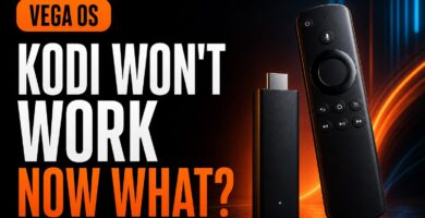 Fire TV with Vega OS and the words Kodi won't work, now what