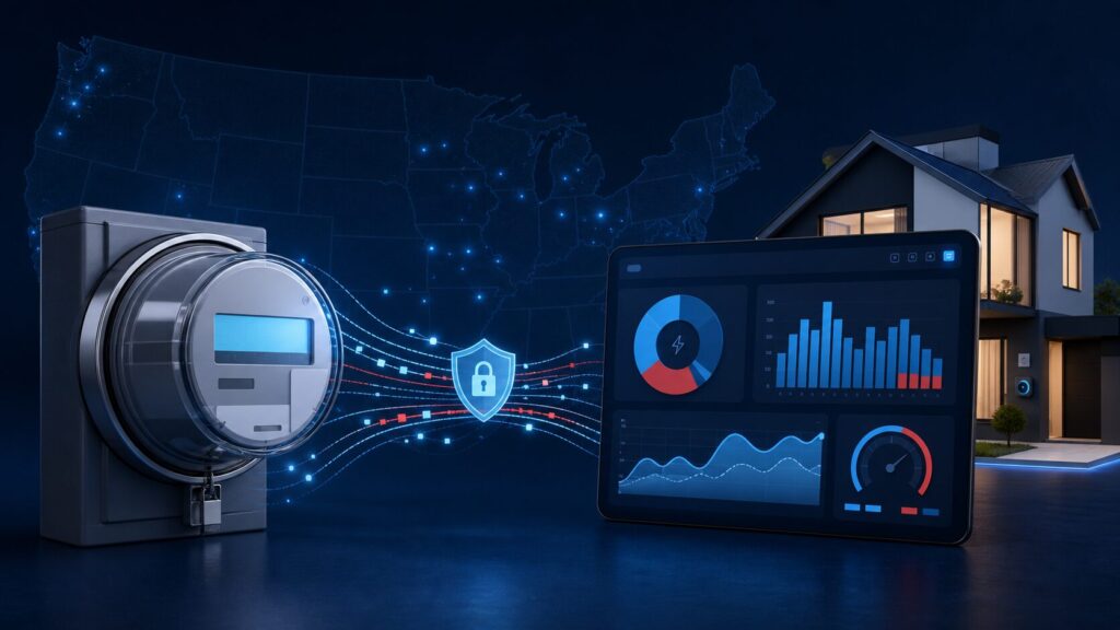 Medidor electrico de Estados Unidos conectado a Home Assistant / US smart meter connected to Home Assistant