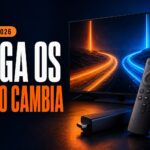 Fire TV con Vega OS y el texto Todo cambia
