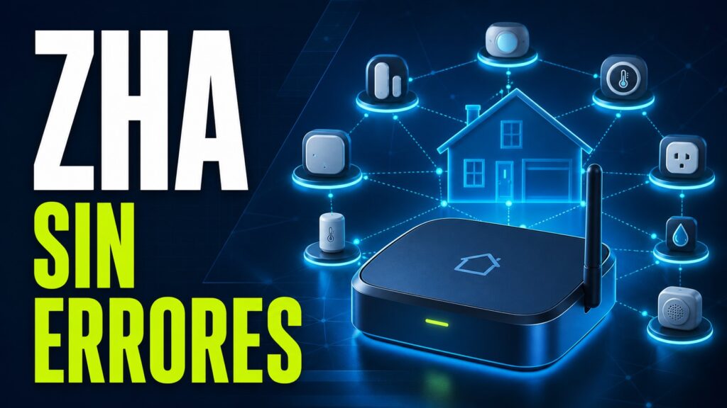 ZHA sin errores: coordinador y red Zigbee en Home Assistant