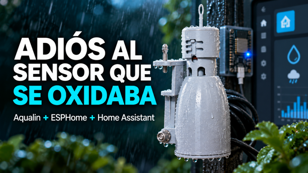 Sensor Aqualin Mini-Click conectado a ESPHome y Home Assistant