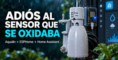 Sensor Aqualin Mini-Click conectado a ESPHome y Home Assistant