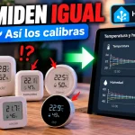 Varios sensores de temperatura y humedad con lecturas diferentes antes de calibrarlos en Home Assistant