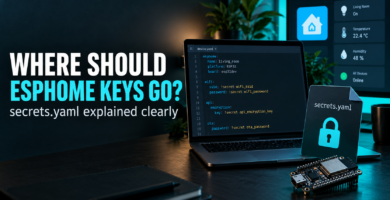 ESPHome secrets.yaml guide for Home Assistant